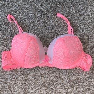 Lace push up bra